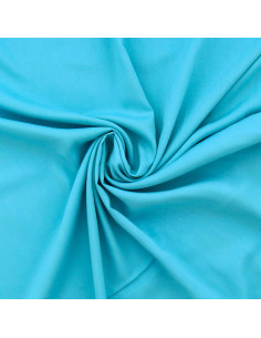 Tissu popeline de viscose - Turquoise