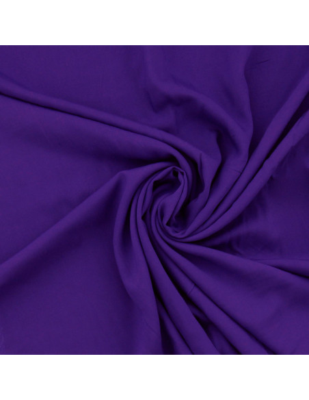 Tissu popeline de viscose - Violet