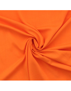 Tissu popeline de viscose - Orange