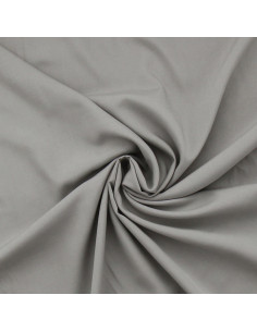 Tissu popeline de viscose - Gris argent