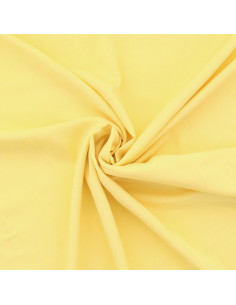 Tissu popeline de viscose - Jaune pâle