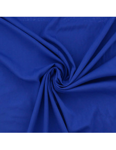 Tissu popeline de viscose - Bleu royal