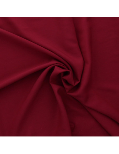 Tissu popeline de viscose - Lie de vin