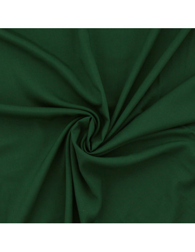 Tissu popeline de viscose - Vert sapin