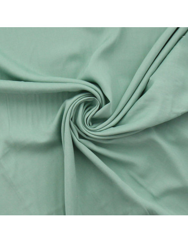 Tissu popeline de viscose - Vert de gris