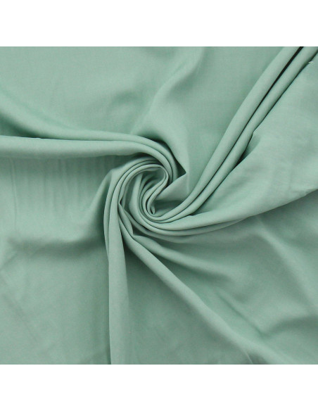 Tissu popeline de viscose - Vert de gris
