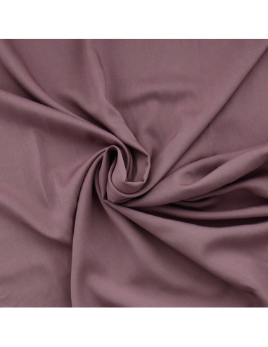 Tissu popeline de viscose - Mauve