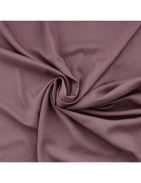 Tissu popeline de viscose - Mauve