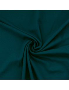 Tissu popeline de viscose - Bleu pétrole foncé