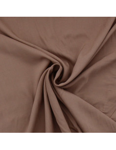Tissu popeline de viscose - Taupe