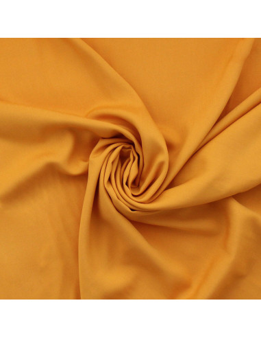 Tissu popeline de viscose - Ocre