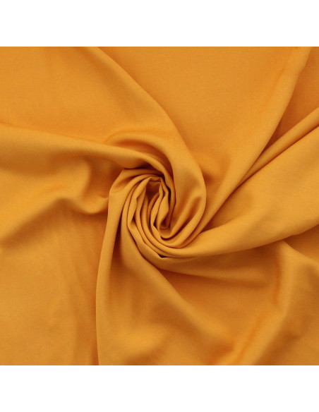Tissu popeline de viscose - Ocre