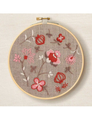 Kit broderie - Fleurs indiennes