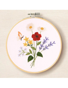 Kit broderie - Magnifiques fleurs d´été 2