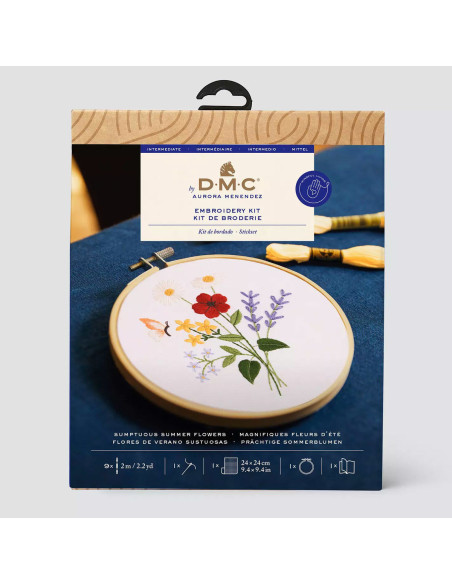 Kit broderie - Magnifiques fleurs d´été