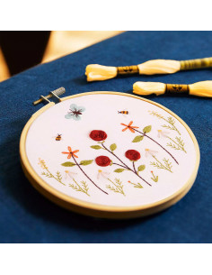 Kit broderie - Jardin des papillons