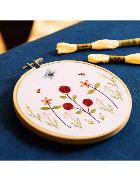 Kit broderie - Jardin des papillons
