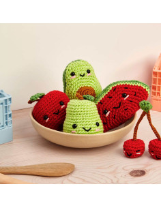 Kit amigurumi - Nos amis les fruits