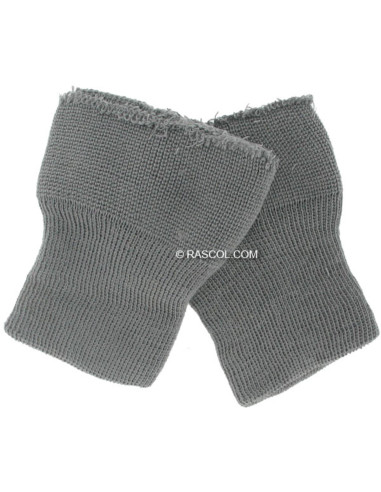 Lot de 2 poignets tricotés - Gris