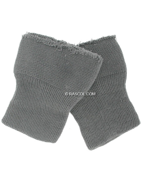 Lot de 2 poignets tricotés - Gris