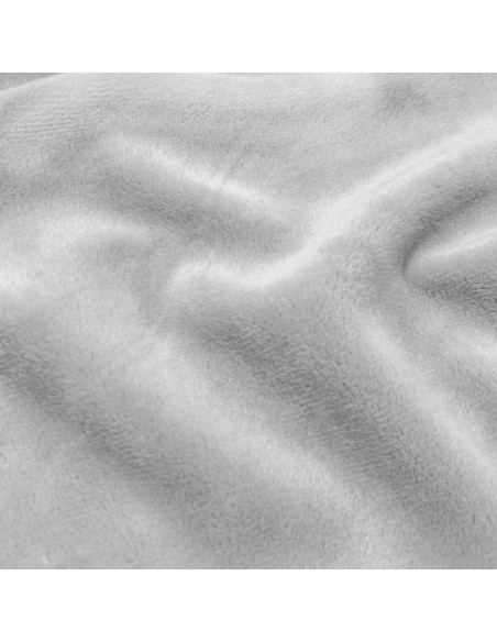 Tissu minky lisse - Gris