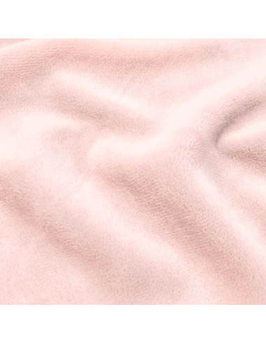 Tissu minky lisse - Rose