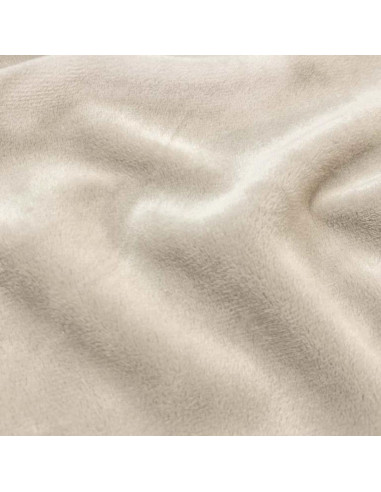 Tissu minky lisse - Taupe