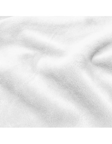 Tissu minky lisse - Blanc