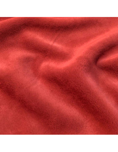 Tissu minky lisse - Cardinal