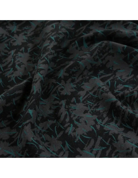 Tissu viscose Craie Dark - Églantine & Zoé