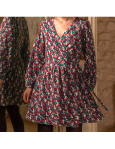 Tissu viscose Edel Rouge Brique - Églantine & Zoé 2