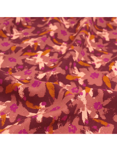 Tissu viscose Edel Terracotta - Églantine & Zoé