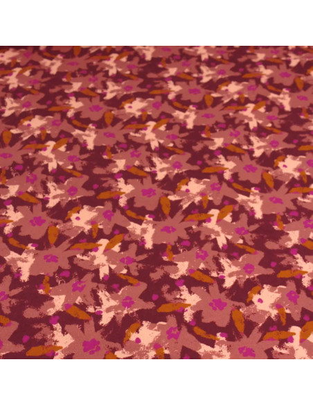 Tissu viscose Edel Terracotta - Églantine & Zoé