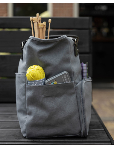 Sac cabas pour tricot et crochet Durable