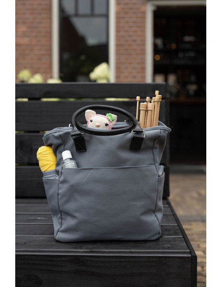Sac cabas pour tricot et crochet Durable