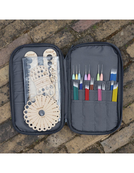 Étui de rangement pour aiguilles et crochets Durable
