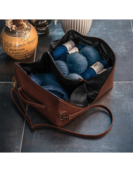 Sac à bandoulière Muud Cleo XL - Rich Brown