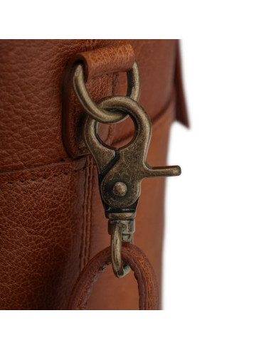 Sac de rangement en cuir pour le tricot Muud Saturn édition limitée - Rich Brown