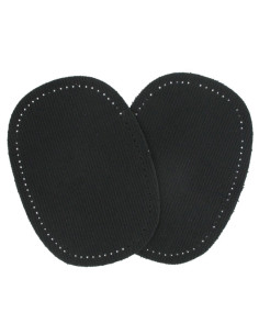 Coudières thermocollantes velours Noir