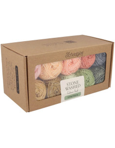 Coffret de 10 pelotes Scheejes Stone Washed Colour Pack - Intentions 2