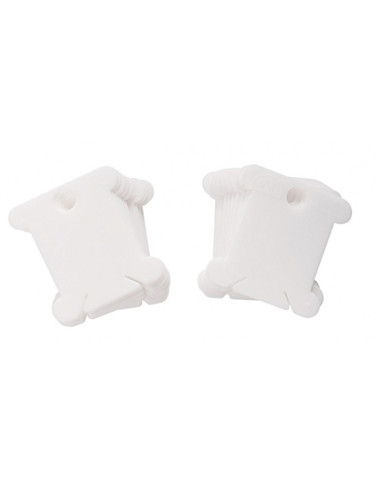 Set de 28 cartes en plastique pour fils à broder DMC