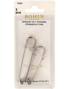 Lot de 2 épingles kilt - Argent 2