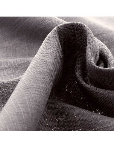 Tissu lin viscose - Gris