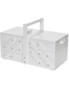 Travailleuse couture en bois Blanc L 2