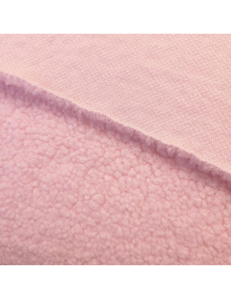 Tissu fourrure bouclette Teddy - Noisette