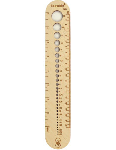Grande jauge pour aiguilles à tricoter en bois Durable