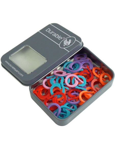 Boite de 50 anneaux marqueurs de maille ouverts 19 mm Durable
