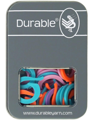 Boite de 50 anneaux marqueurs de maille ouverts 24 mm Durable