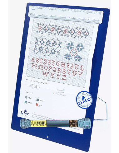 Tableau magnétique avec support escamotable 18 x 26 cm DMC