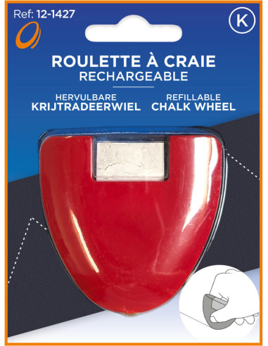 Roulette à craie rechargeable